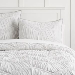 Pottery Barn Favorite Tee Ruched Quilt, Full/Queen